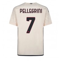 Pánský Fotbalový dres AS Roma Lorenzo Pellegrini #7 2023-24 Venkovní Krátký Rukáv
